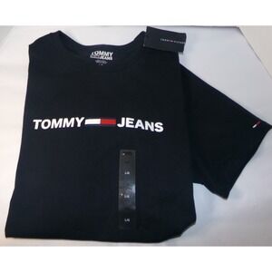 MENS TOMMY HILFIGER S/S T-SHIRT~NAVY- TOMMY JEANS~LRG~NWT